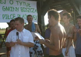 Turniej o Tytuł Mistrza Gminy Biszcza w Nożnej Piłce Plażowej. Zbiornik Wodny Biszcza-Żary 2012