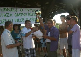 Turniej o Tytuł Mistrza Gminy Biszcza w Nożnej Piłce Plażowej. Zbiornik Wodny Biszcza-Żary 2012