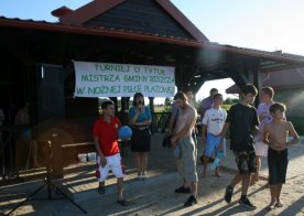 Turniej o Tytuł Mistrza Gminy Biszcza w Nożnej Piłce Plażowej. Zbiornik Wodny Biszcza-Żary 2012