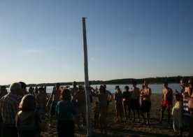 Turniej o Tytuł Mistrza Gminy Biszcza w Nożnej Piłce Plażowej. Zbiornik Wodny Biszcza-Żary 2012