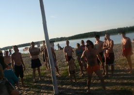 Turniej o Tytuł Mistrza Gminy Biszcza w Nożnej Piłce Plażowej. Zbiornik Wodny Biszcza-Żary 2012