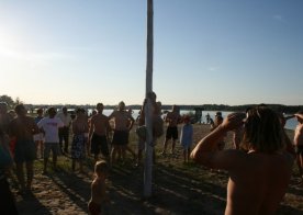 Turniej o Tytuł Mistrza Gminy Biszcza w Nożnej Piłce Plażowej. Zbiornik Wodny Biszcza-Żary 2012