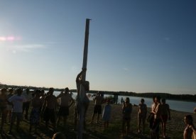 Turniej o Tytuł Mistrza Gminy Biszcza w Nożnej Piłce Plażowej. Zbiornik Wodny Biszcza-Żary 2012