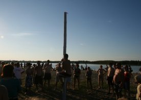 Turniej o Tytuł Mistrza Gminy Biszcza w Nożnej Piłce Plażowej. Zbiornik Wodny Biszcza-Żary 2012