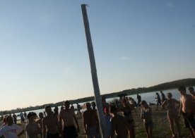 Turniej o Tytuł Mistrza Gminy Biszcza w Nożnej Piłce Plażowej. Zbiornik Wodny Biszcza-Żary 2012