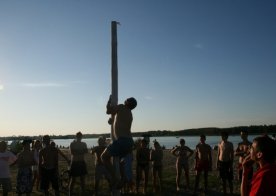 Turniej o Tytuł Mistrza Gminy Biszcza w Nożnej Piłce Plażowej. Zbiornik Wodny Biszcza-Żary 2012