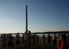 Turniej o Tytuł Mistrza Gminy Biszcza w Nożnej Piłce Plażowej. Zbiornik Wodny Biszcza-Żary 2012