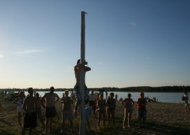 Turniej o Tytuł Mistrza Gminy Biszcza w Nożnej Piłce Plażowej. Zbiornik Wodny Biszcza-Żary 2012