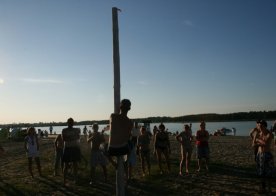 Turniej o Tytuł Mistrza Gminy Biszcza w Nożnej Piłce Plażowej. Zbiornik Wodny Biszcza-Żary 2012