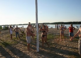 Turniej o Tytuł Mistrza Gminy Biszcza w Nożnej Piłce Plażowej. Zbiornik Wodny Biszcza-Żary 2012