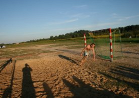 Turniej o Tytuł Mistrza Gminy Biszcza w Nożnej Piłce Plażowej. Zbiornik Wodny Biszcza-Żary 2012