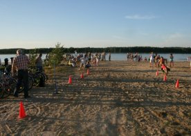 Turniej o Tytuł Mistrza Gminy Biszcza w Nożnej Piłce Plażowej. Zbiornik Wodny Biszcza-Żary 2012