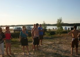 Turniej o Tytuł Mistrza Gminy Biszcza w Nożnej Piłce Plażowej. Zbiornik Wodny Biszcza-Żary 2012