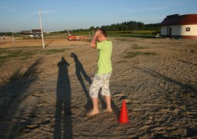 Turniej o Tytuł Mistrza Gminy Biszcza w Nożnej Piłce Plażowej. Zbiornik Wodny Biszcza-Żary 2012