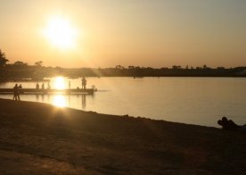 Turniej o Tytuł Mistrza Gminy Biszcza w Nożnej Piłce Plażowej. Zbiornik Wodny Biszcza-Żary 2012