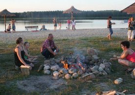 Turniej o Tytuł Mistrza Gminy Biszcza w Nożnej Piłce Plażowej. Zbiornik Wodny Biszcza-Żary 2012