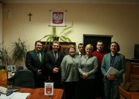 17.01.2013r. delegacja z Gminy Hremiacze z Ukrainy w Gminie Biszcza