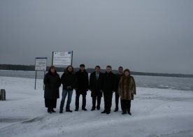 17.01.2013r. delegacja z Gminy Hremiacze z Ukrainy w Gminie Biszcza