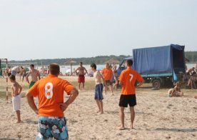 28 lipca 2013 Turniej Piłki Nożnej Plażowej o Puchar Wójta Gminy Biszcza