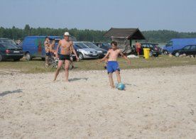 28 lipca 2013 Turniej Piłki Nożnej Plażowej o Puchar Wójta Gminy Biszcza