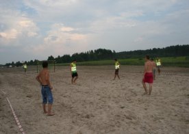 28 lipca 2013 Turniej Piłki Nożnej Plażowej o Puchar Wójta Gminy Biszcza