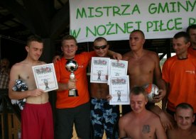 28 lipca 2013 Turniej Piłki Nożnej Plażowej o Puchar Wójta Gminy Biszcza