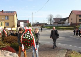 Gminne obchody 96 Rocznicy Odzyskania Niepodległości przez Polskę. Biszcza 11.11.2014r.