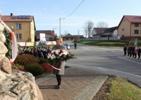 Gminne obchody 96 Rocznicy Odzyskania Niepodległości przez Polskę. Biszcza 11.11.2014r.