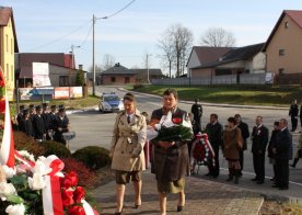 Gminne obchody 96 Rocznicy Odzyskania Niepodległości przez Polskę. Biszcza 11.11.2014r.