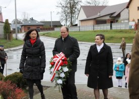 Gminne obchody 97 Rocznicy Odzyskania Niepodległości przez Polskę. Biszcza 11.11.2015r.