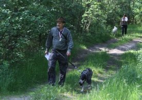 Konkurs pracy psów tropowców i posokowców Wólka Biska 04.06.2016r.