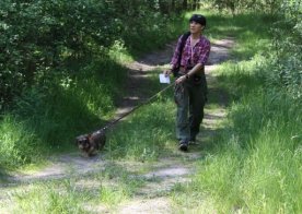 Konkurs pracy psów tropowców i posokowców Wólka Biska 04.06.2016r.