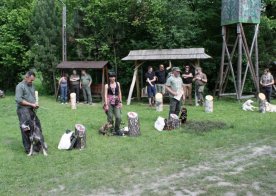 Konkurs pracy psów tropowców i posokowców Wólka Biska 04.06.2016r.