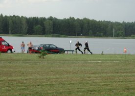 Gminne Zawody Sportowo - Pożarnicze, Zbiornik Wodny Biszcza - Żary 26.07.2016r.