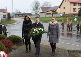 Gminne obchody 98 Rocznicy Odzyskania Niepodległości przez Polskę. Biszcza 11.11.2016r.