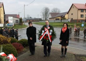 Gminne obchody 98 Rocznicy Odzyskania Niepodległości przez Polskę. Biszcza 11.11.2016r.