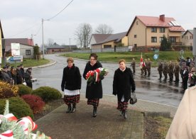 Gminne obchody 98 Rocznicy Odzyskania Niepodległości przez Polskę. Biszcza 11.11.2016r.