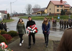 Gminne obchody 98 Rocznicy Odzyskania Niepodległości przez Polskę. Biszcza 11.11.2016r.