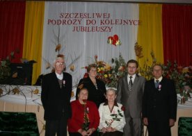 Jubileusz par małżeńskich  21 październik 2009r.