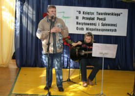 III Przegląd Poezji Recytowanej i Śpiewanej Osób Niepełnosprawnych. Organizowany przez Warsztaty Terapii Zajęciowej w Biszczy.