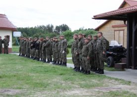 Ćwiczenia zgrywające nad Zalewem w Biszczy