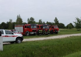 Ćwiczenia zgrywające nad Zalewem w Biszczy