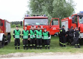 Ćwiczenia zgrywające nad Zalewem w Biszczy