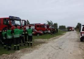 Ćwiczenia zgrywające nad Zalewem w Biszczy