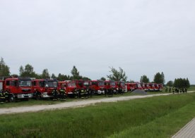 Ćwiczenia zgrywające nad Zalewem w Biszczy