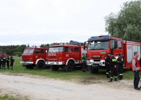 Ćwiczenia zgrywające nad Zalewem w Biszczy