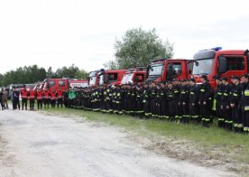 Ćwiczenia zgrywające nad Zalewem w Biszczy