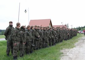 Ćwiczenia zgrywające nad Zalewem w Biszczy