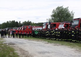 Ćwiczenia zgrywające nad Zalewem w Biszczy