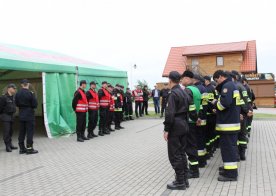 Ćwiczenia zgrywające nad Zalewem w Biszczy